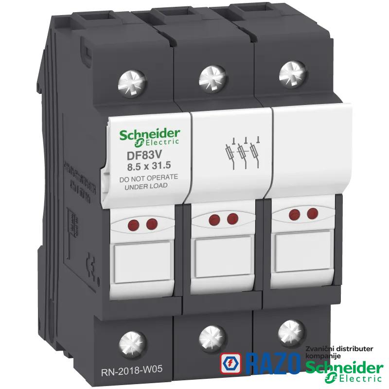 TeSyS rastavljač sa osig.3P 25A-veličina osig. 8.5x31.5mm-indik.pregorelog osig. 