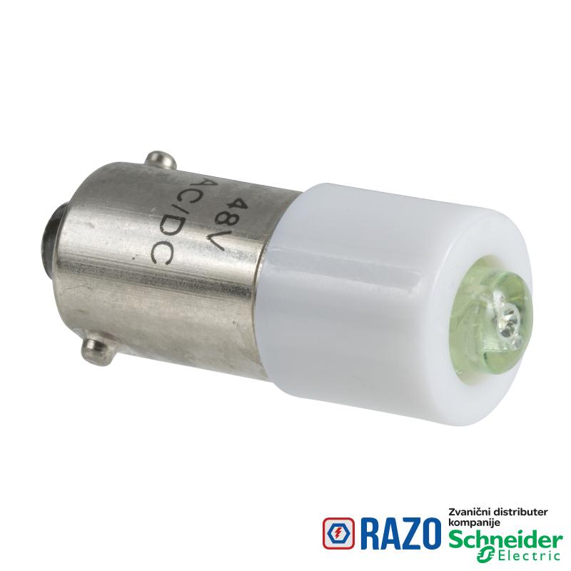 LED sijalica sa BA9s bazom - bela - 24 V AC/DC 