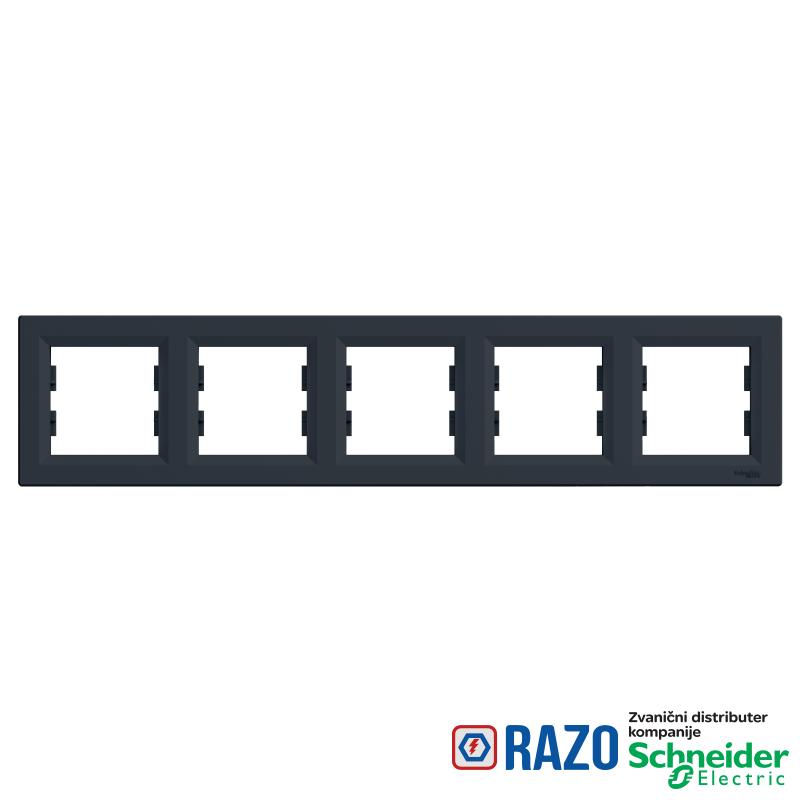 horizontalni ram 5 elemenata, antracit 