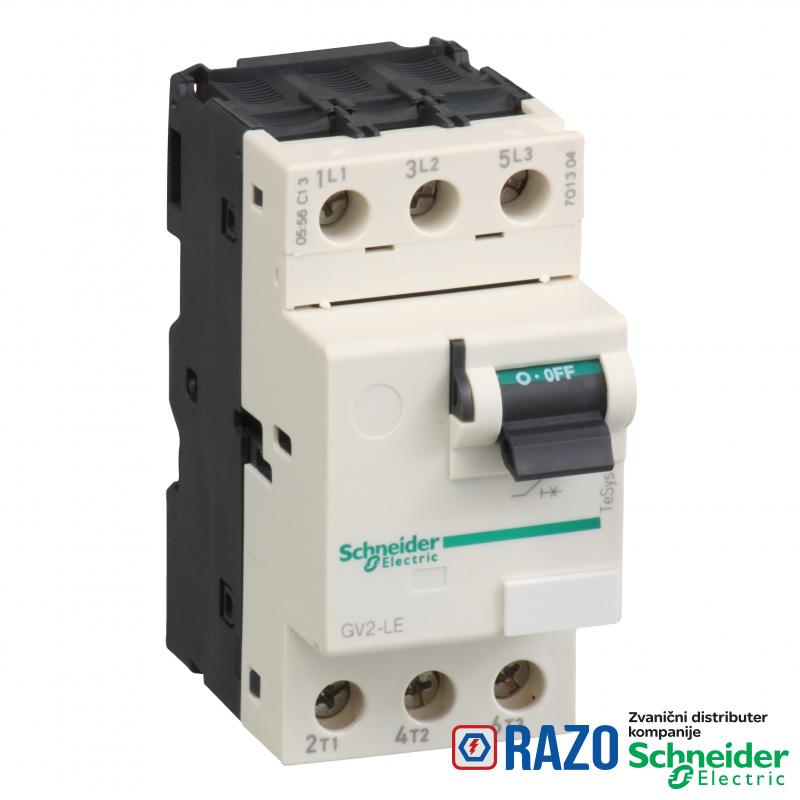 TeSys GV2 - prekidač - prekostrujna zaštita - 32 A - vijčani priključak 