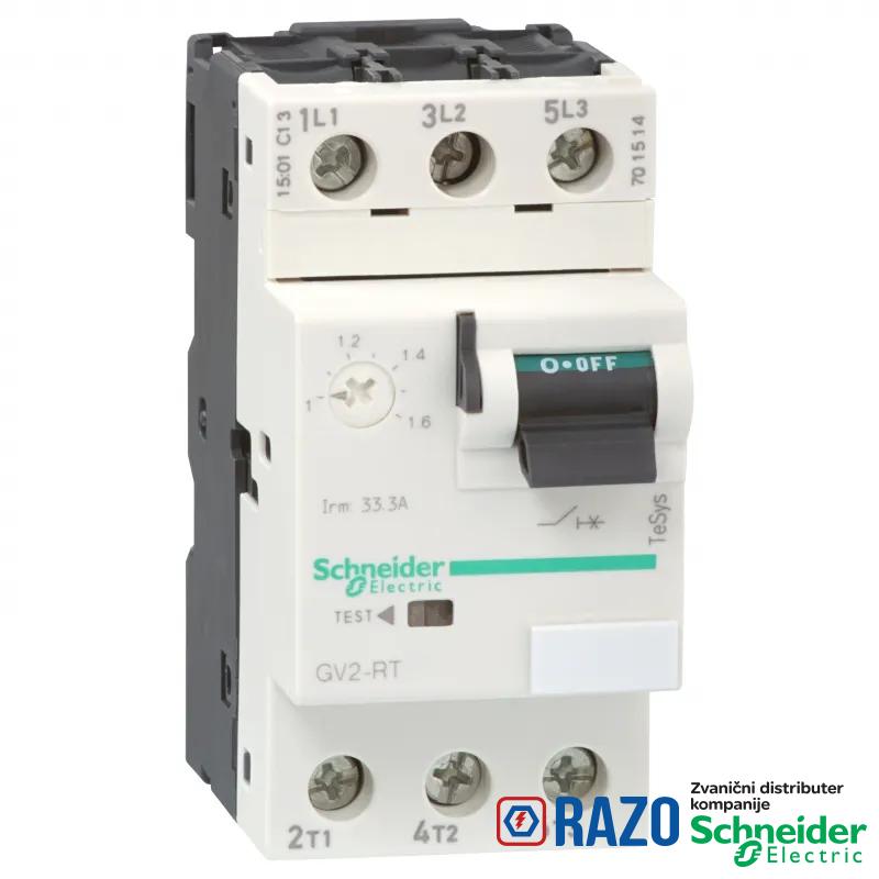 TeSys GV2 - prekidač - termomagnetna zaštita - 17…23 A - vijčani priključak 