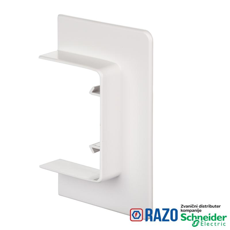 OptiLine 45 - maska za plafon/zid - 75 x 55 mm - PC/ABS - polarno bela 