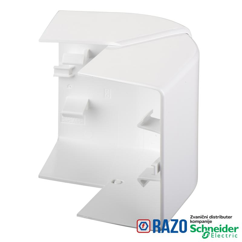 OptiLine 45 - spoljašnji ugao - 95 x 55 mm - PC/ABS - polarno bela 