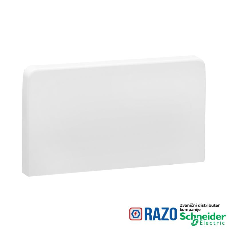 OptiLine 45/70 - krajnji element - 95 x 55 mm - PC/ABS - polarno bela 