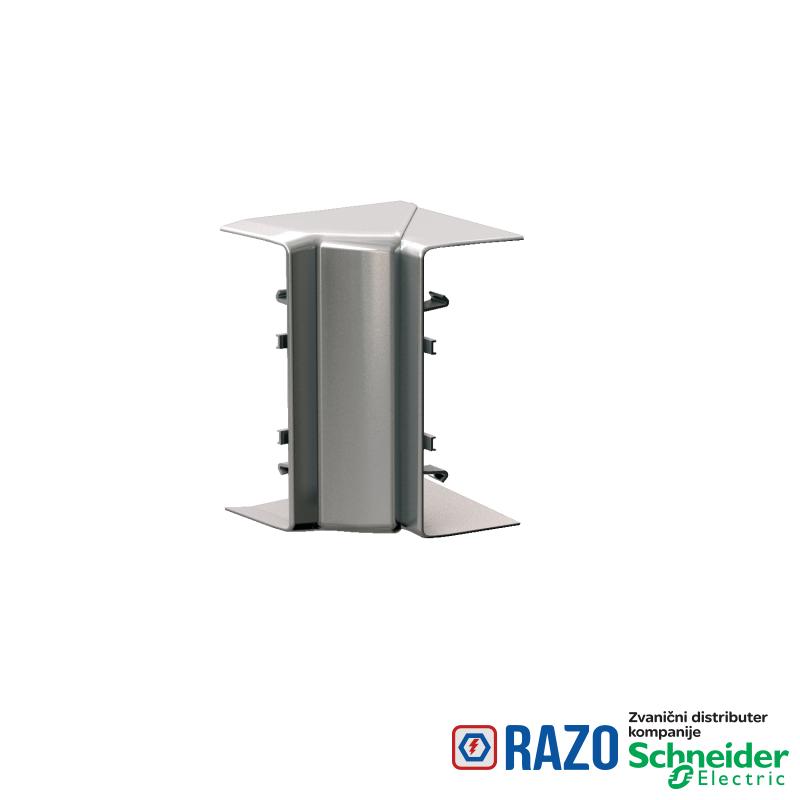 OptiLine 45 - unutrašnji ugao - PC/ABS - aluminijum metalik 