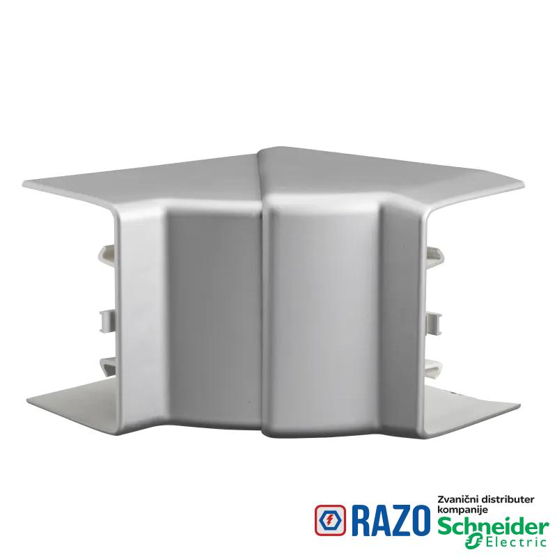 OptiLine 45 - unutrašnji ugao - PC/ABS - aluminijum metalik 