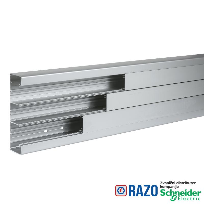 OptiLine 45 - baza parapeta - 185x55 mm - aluminijum - anod. - 2000 mm 