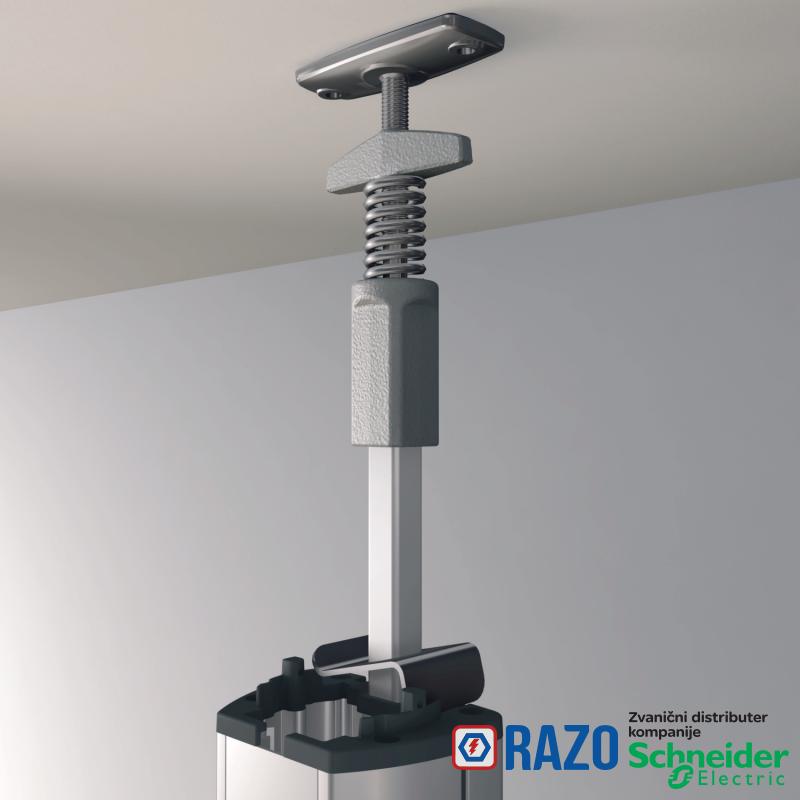 OptiLine 45 - stub - montiranje pritezanjem - jednostrani - anod. - 2700-3100 mm 