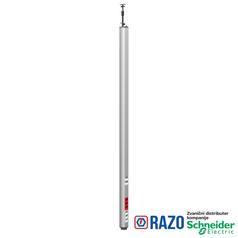 OptiLine 45 - stub - montiranje pritezanjem - jednostrani - anod.- 3500-3900 mm 