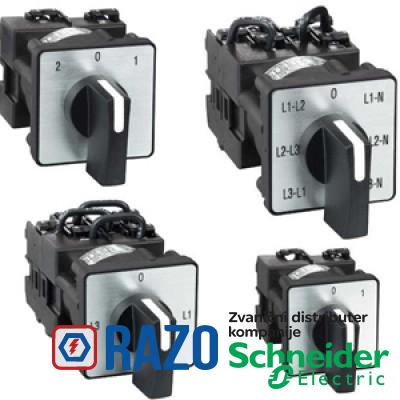 Grebenasti prekidac 12A III-polni 0-1-2-3 