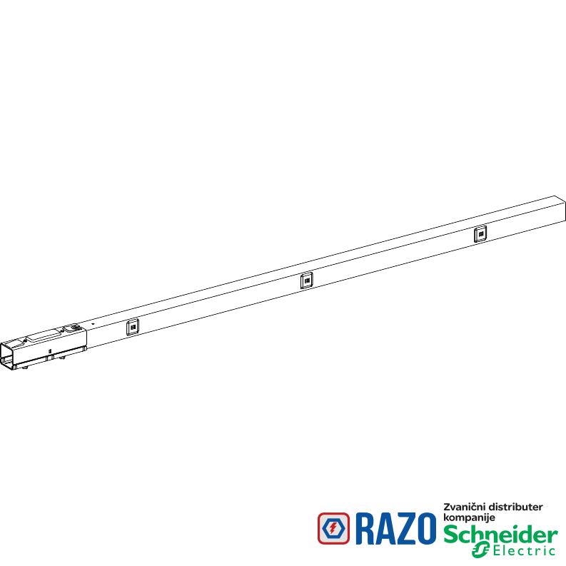 ravni vodni dužni deo 25A 3m 
