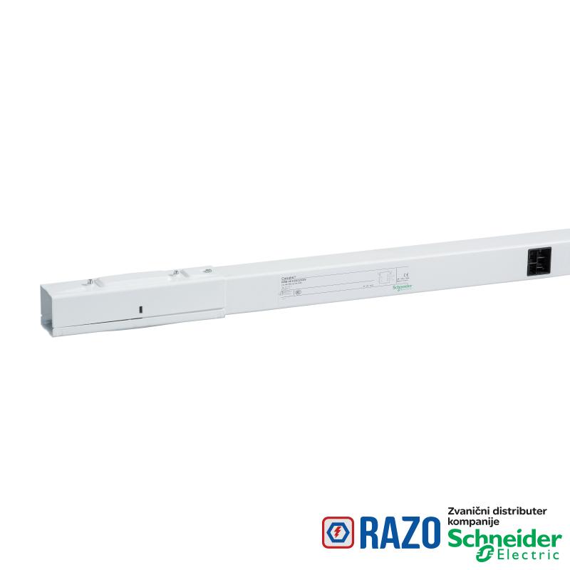 Canalis - ravni vodni deo -40A- 3m - 1 kolo- 3L+N+PE - DALI kompatibilan-beli 