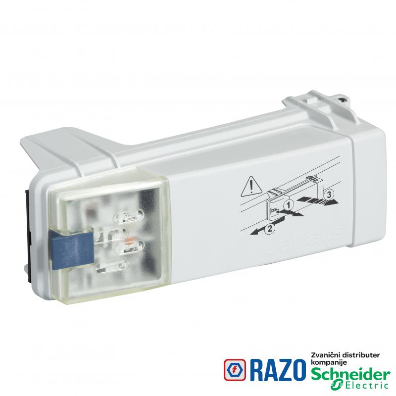Canalis - utična kutija za NF osigurače - 8.5 x 31.5 - 16 A - fiksni polaritet 