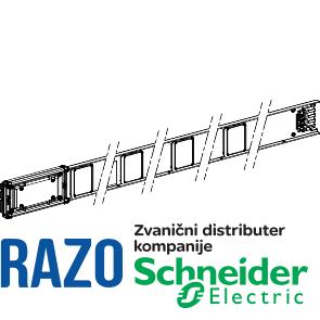 Canalis - ravni vodni deo - 160 A - 4 otcepne utičnice - 3L+N+PE - 2m - beli 