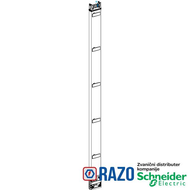 Canalis - usponski element - 250A - 4 utičnice - 3L+N+PE - 2.5m - beli 