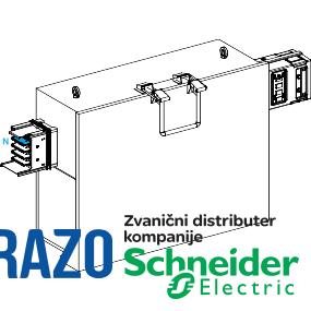 Canalis - utična kutija za NF ili DIN osigurača - 630 A sa izolator.-3L + N + PE 