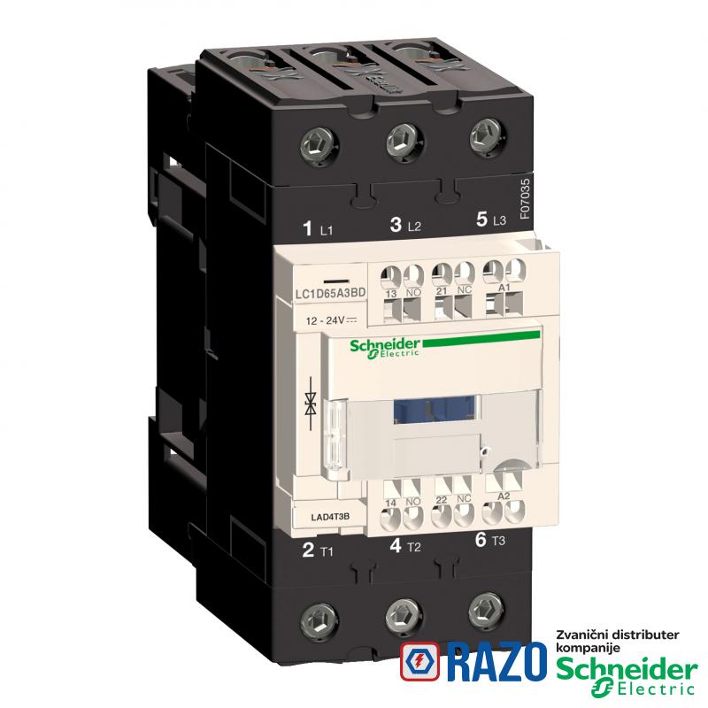 TeSys D - modul za prigušenje - ograničenje diodom u oba smera - 24 V AC/DC 