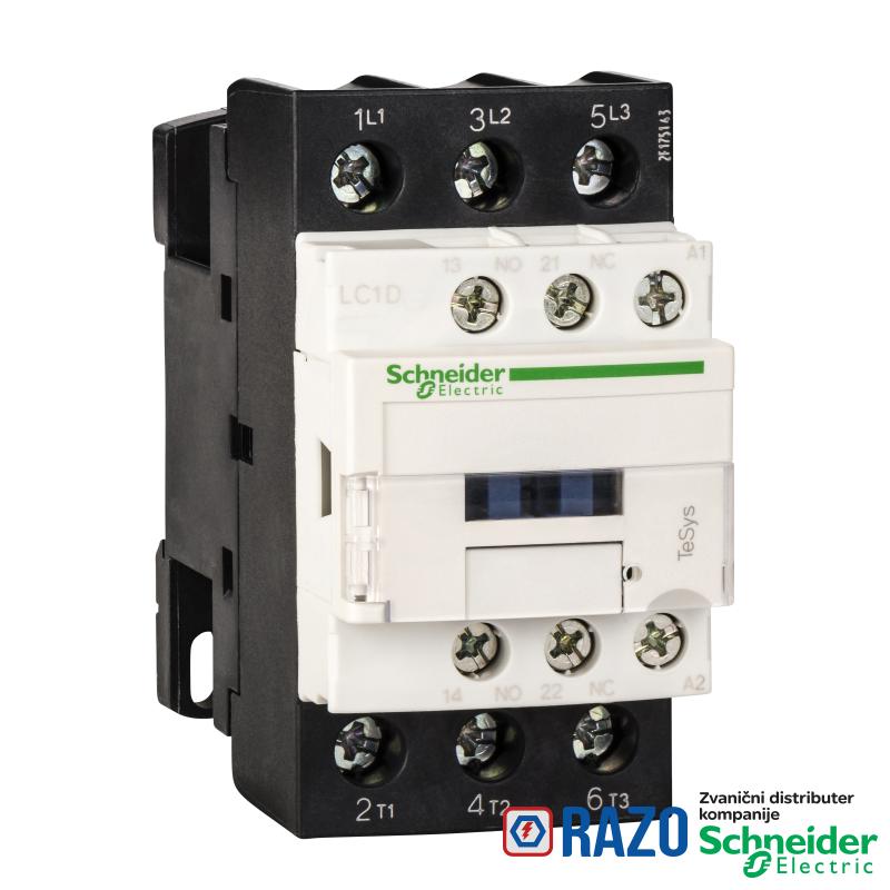 TeSys D kontaktor - 3P(3 NO) - AC-3 - <= 440 V 25 A - 110 V AC kalem 