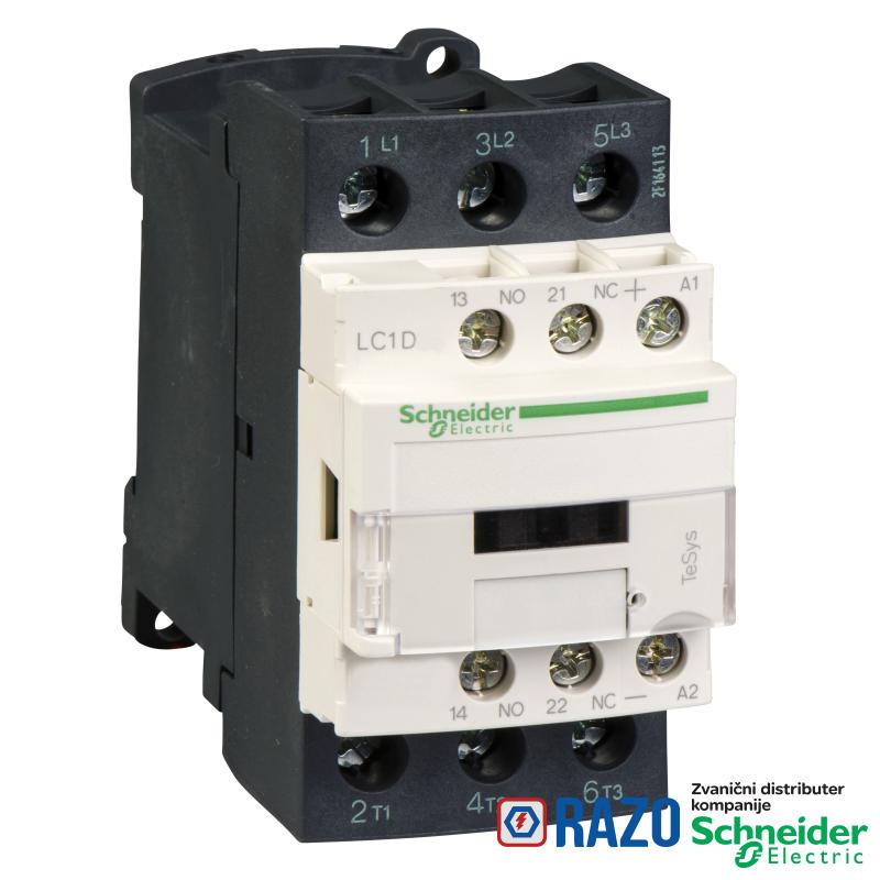 TeSys D kontaktor-3P(3 NO) - AC-3 - <=440 V 32A- 60 V DC standardni kalem 