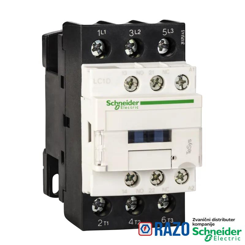 TeSys D kontaktor - 3P(3 NO) - AC-3 - <= 440 V 38 A - 380 V AC 50/60 Hz kalem 