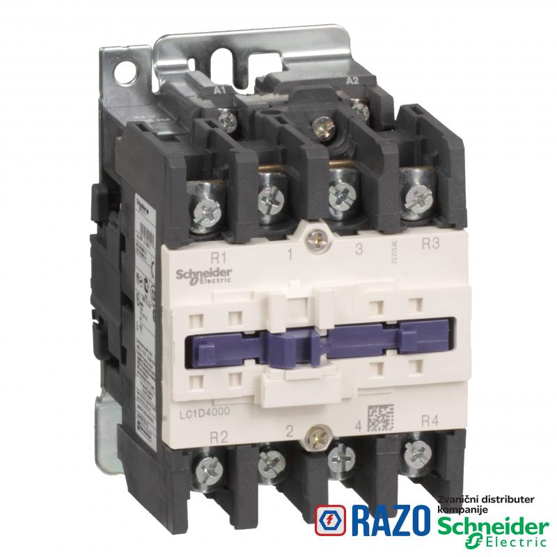 TeSys D kontaktor- 4P(2 NO + 2 NC) - AC-1 <= 440 V 60 A - 48 V AC 50/60 Hz kalem 