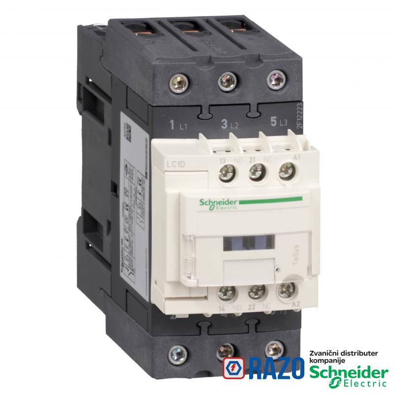 TeSys D kontaktor - 3P(3 NO) - AC-3 - <= 440 V 65 A - 48 V AC 50/60 Hz kalem 