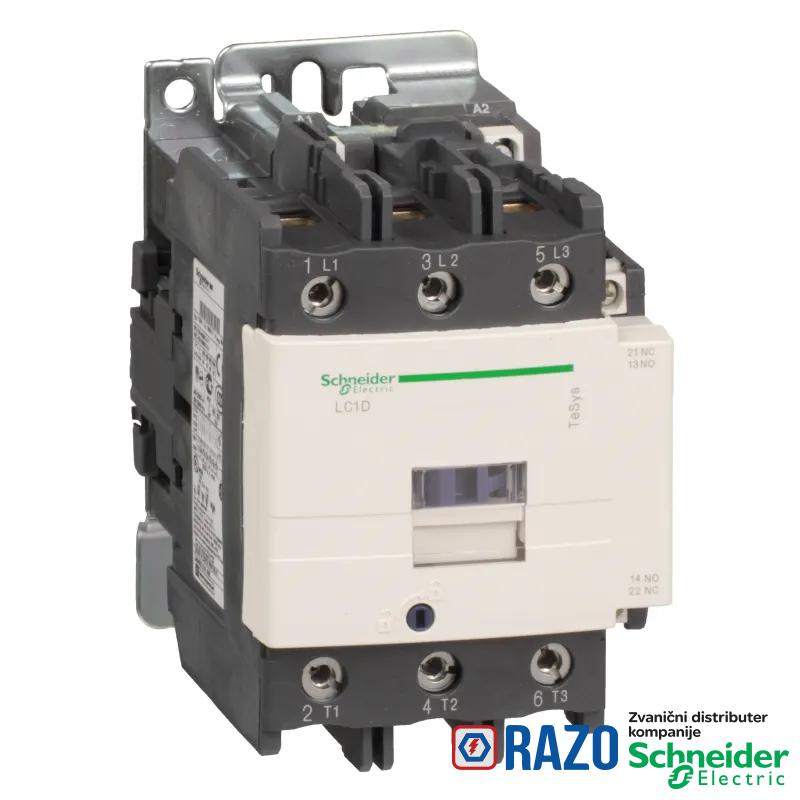 TeSys D kontaktor - 3P(3 NO) - AC-3 - <= 440 V 80 A - 400 V AC 50/60 Hz kalem 