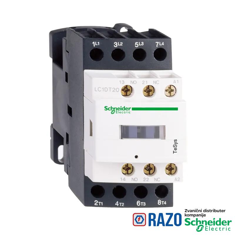 TeSys D kontaktor - 4P(4 NO) - AC-1 - <= 440 V 25 A - 48 V DC standardni kalem 