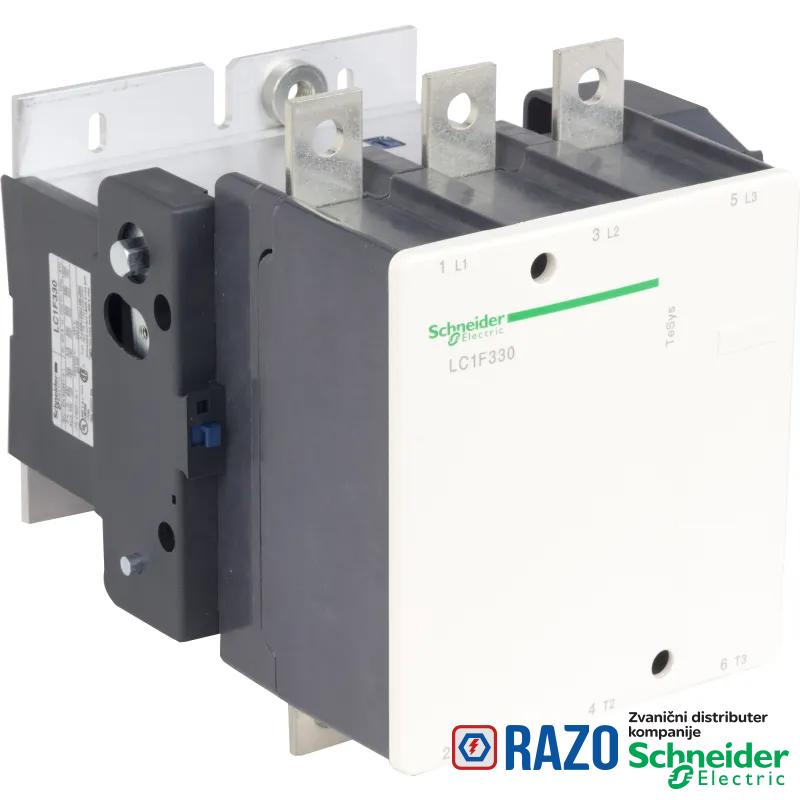 TeSys F kontaktor - 3P(3 NO) - AC-3 - <= 440 V 330 A - bez kalema 