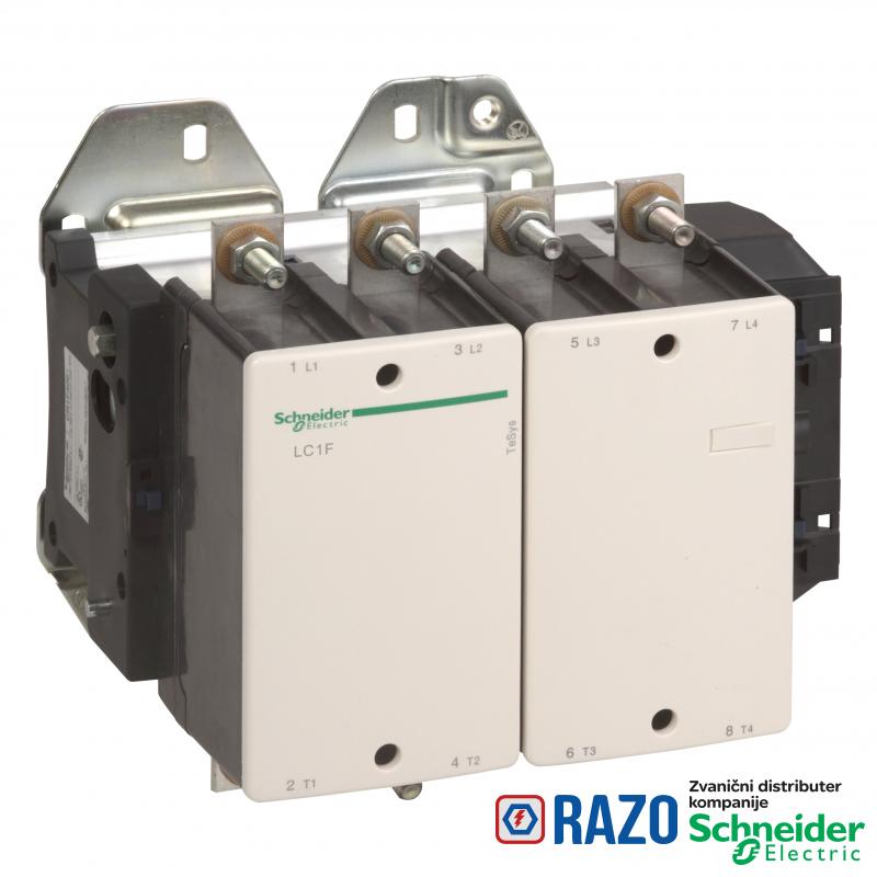 TeSys F kontaktor - 4P(4 NO) - AC-1 - <= 440 V 700 A - bez kalema 