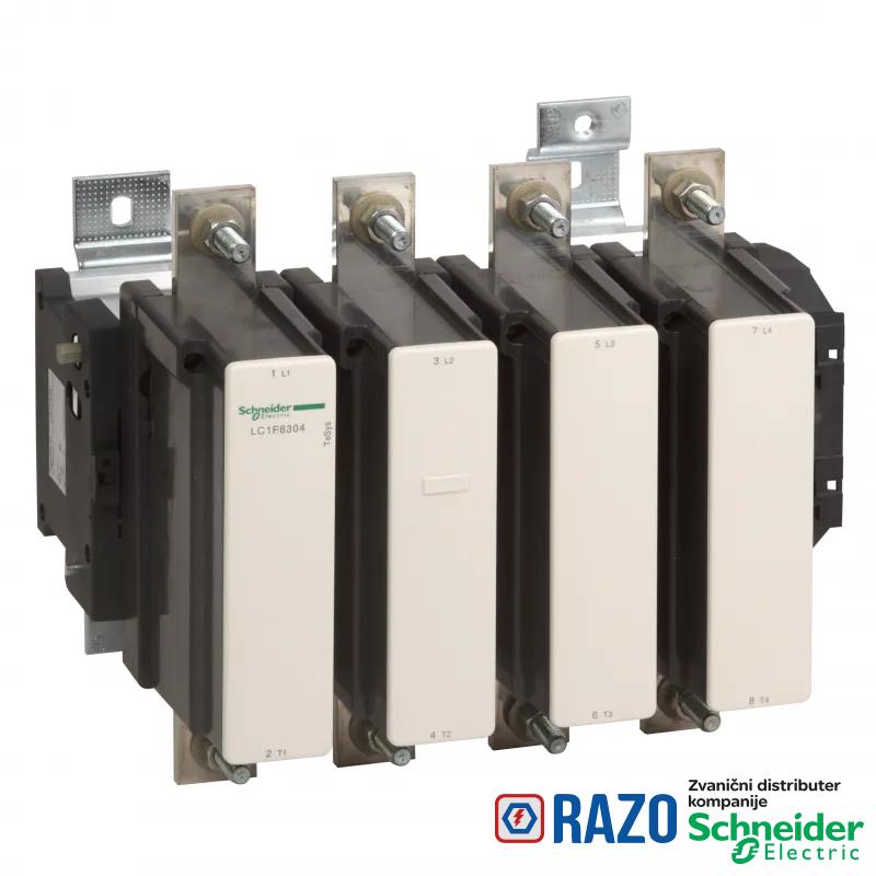 TeSys F kontaktor - 4P (4 NO) - AC-1 - <= 440 V 1000 A - kalem 230 V AC 