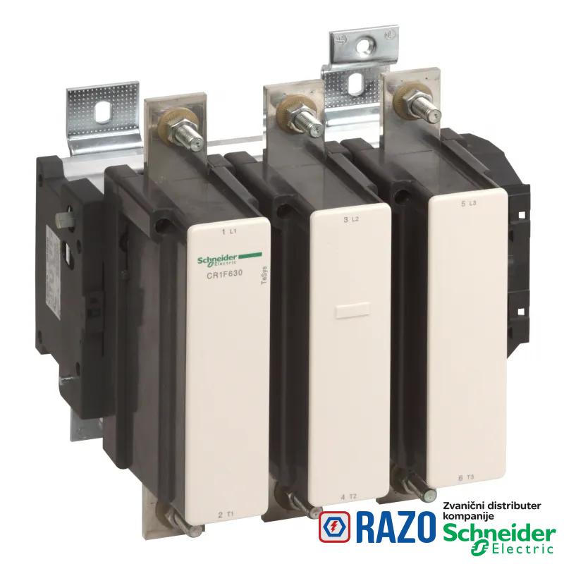 TeSys F kontaktor - 3P (3 NO) - AC-3 - <= 440 V 630 A - kalem 110 V AC 