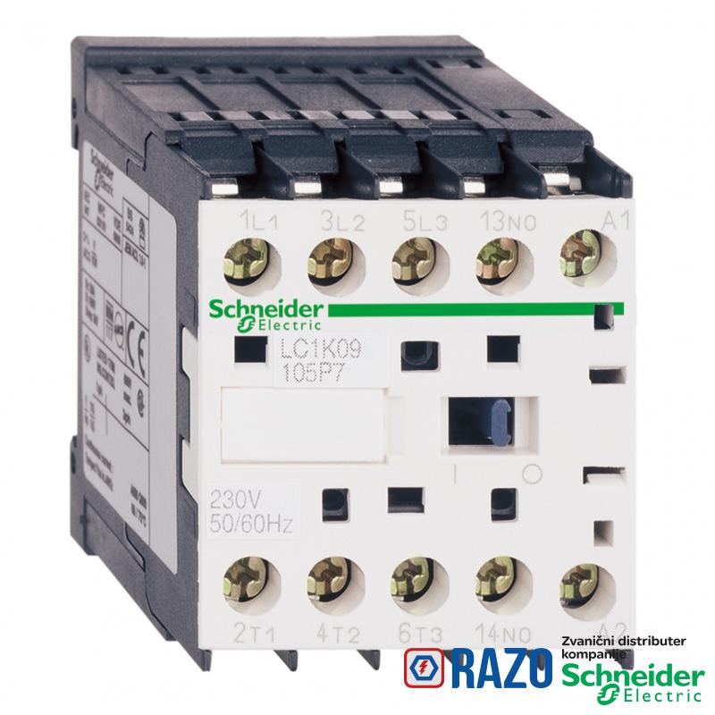 TeSys K kontaktor - 4P(2 NO + 2 NC) - AC-1 - <= 440 V 20 A - 48 V AC kalem 