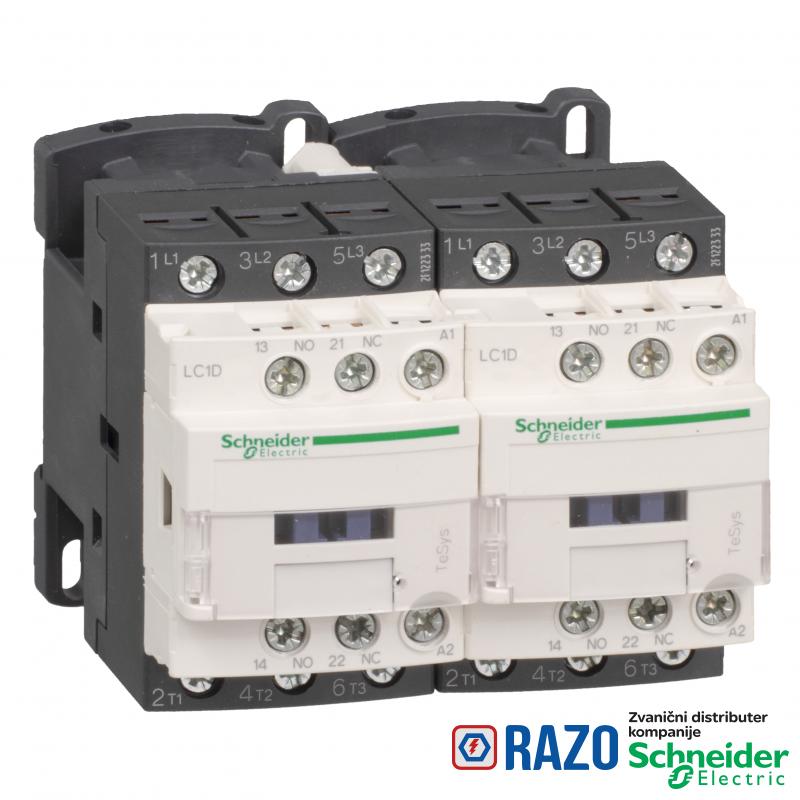 TeSys D kontaktor za promenu smera -3P(3 NO) -AC-3 - <= 440V 38A - 110 VAC kalem 