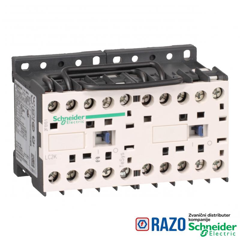 TeSys K kontaktor za promenu smera-3P(3 NO) - AC-3 - <= 440 V 12 A-230 VAC kalem 