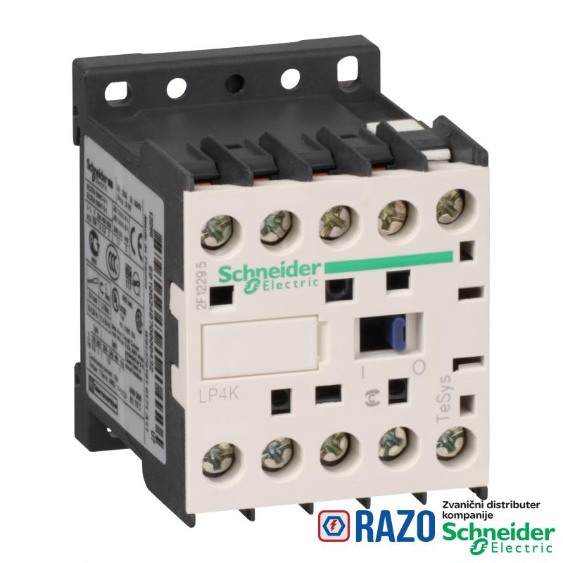 TeSys K kontaktor - 3P(3 NO) - AC-3 - <= 440 V 9 A - 24 V DC kalem 