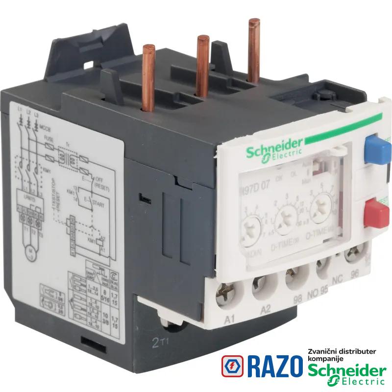 elektronski relej za preopterećenje motora TeSys - 1.2...7 A - 200...240 V AC 