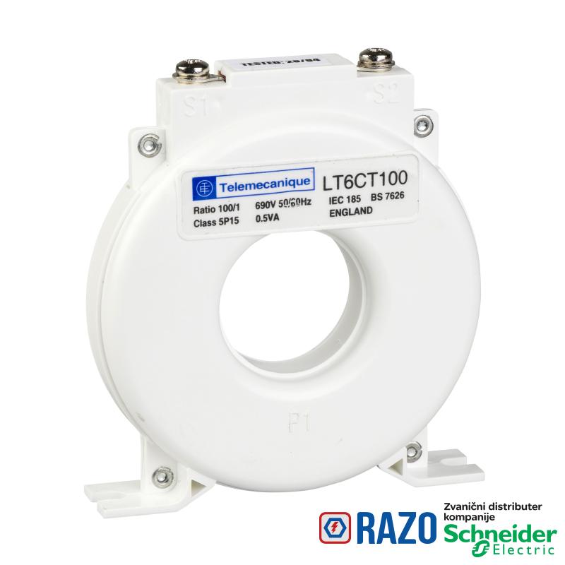 strujni transformator TeSys T LT6CT - 100/1 A - tačnost: klasa 5P 