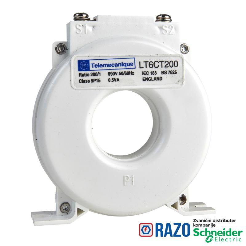 strujni transformator TeSys T LT6CT - 200/1 A - tačnost: klasa 5P 
