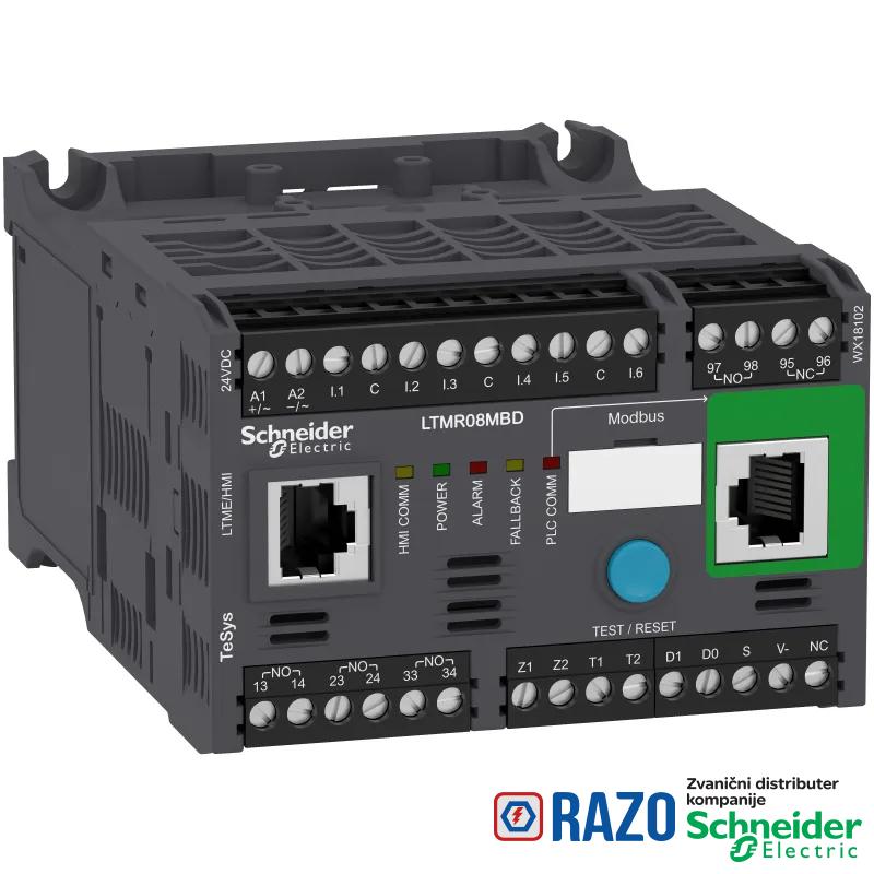 motorni kontroler LTMR TeSys T - 24 V DC 8 A za Modbus 