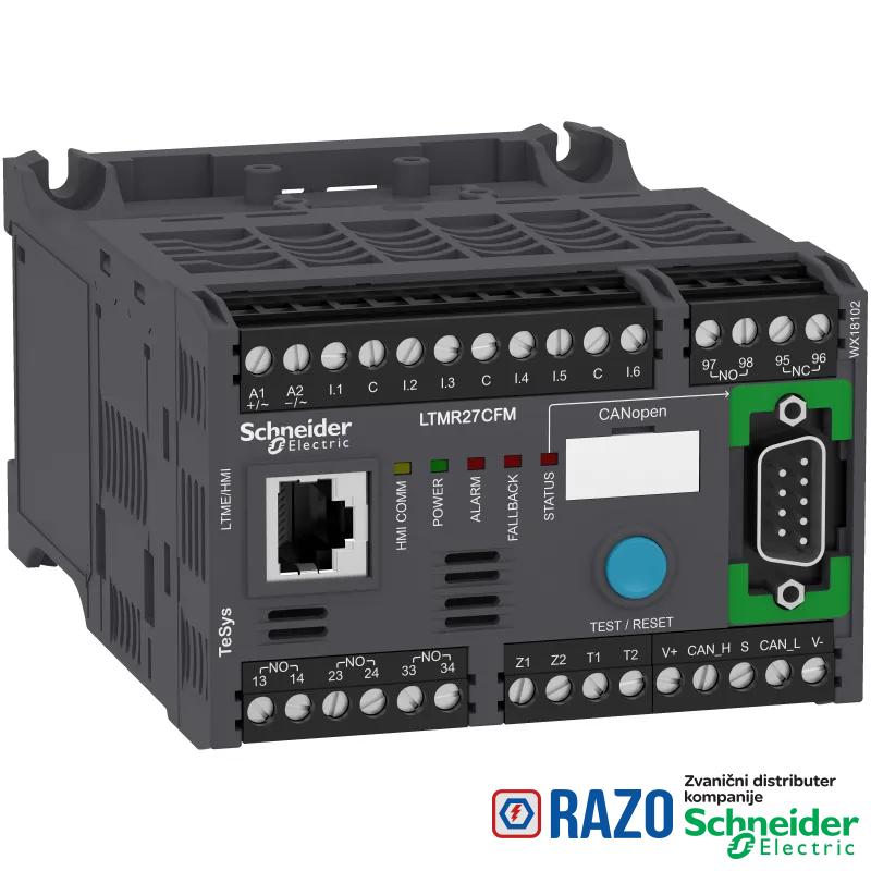 motorni kontroler LTMR TeSys T - 100..240 V AC 27 A za CANopen 