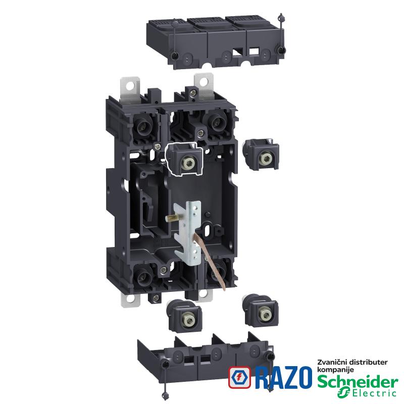 komplet utičnog postolja - 2P - za NSX100..250 