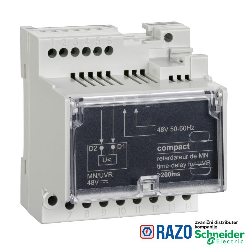 modul za kašnjenje - za podnaponski okidač MN - 48 V AC - 50/60Hz 