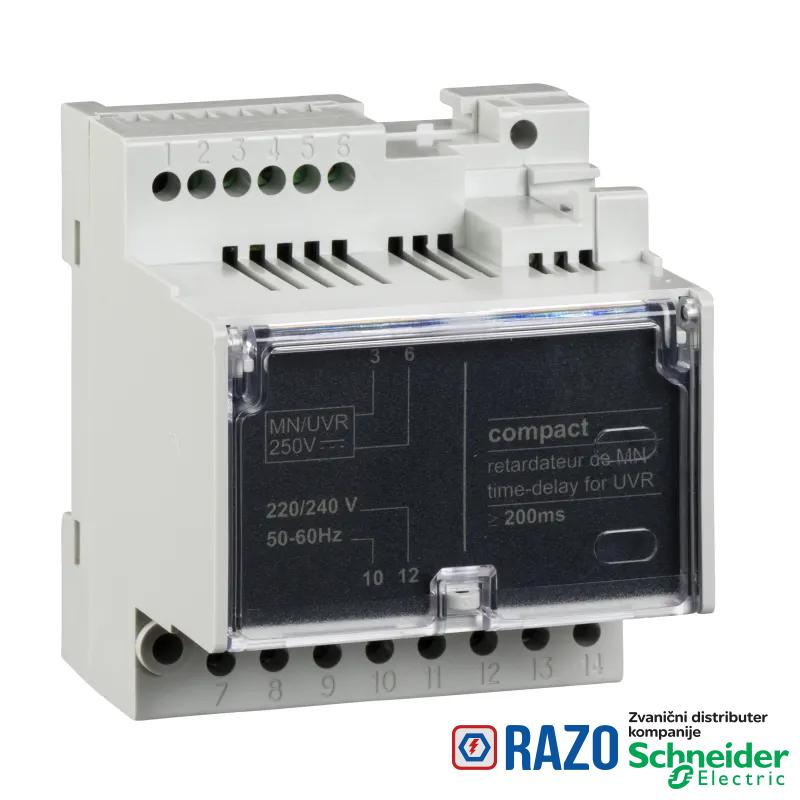 vremenski relej - za naponski okidač MN - 220..240 V AC - 50/60Hz 