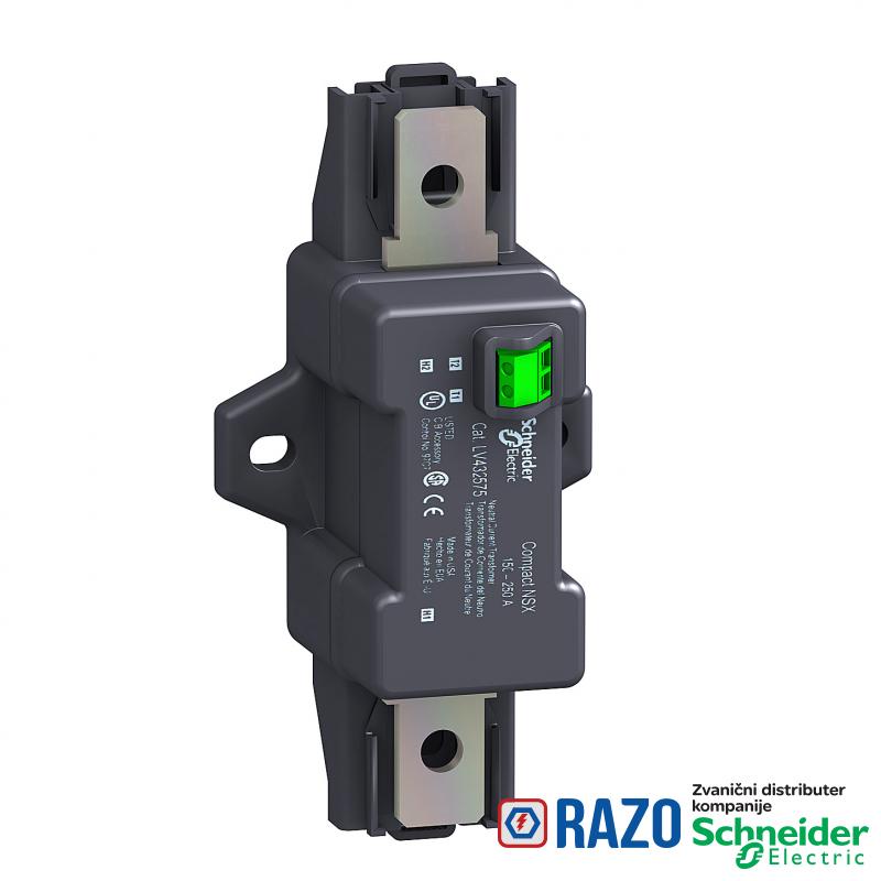 spoljni strujni transformator za nulu - 3P - 25..100 A - za NSX100..250 