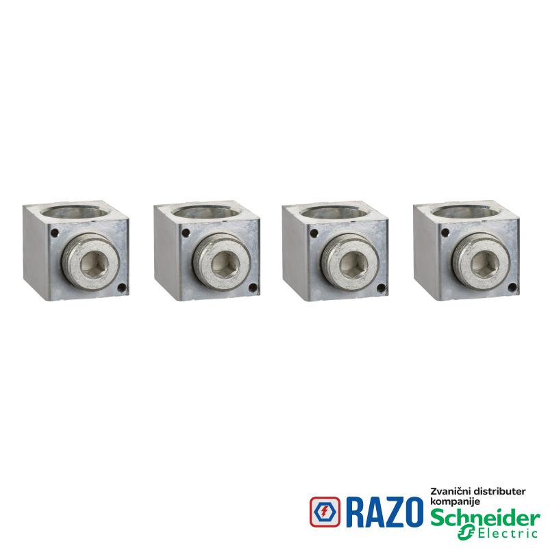 4 kablovska priključka - 35..300 mm² 