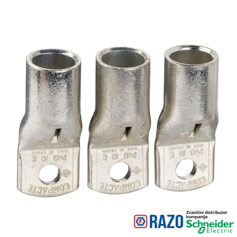 3 stopice - za bakarni kabl 240 mm² i međufazne pregrade 