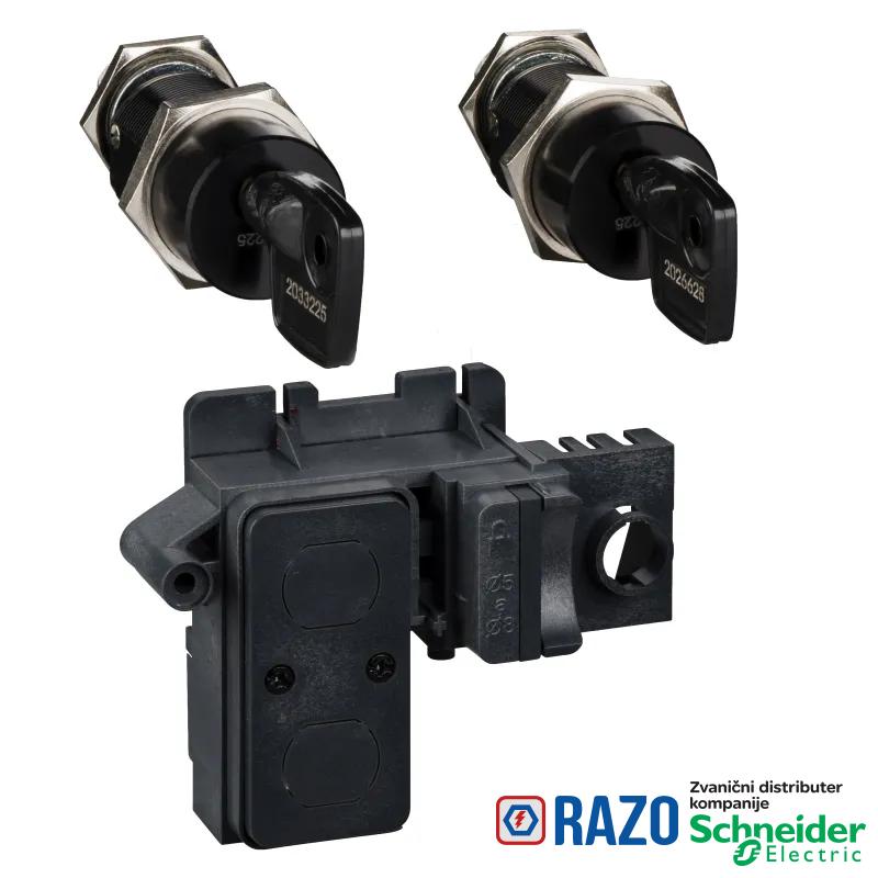 Zaključavanje u OFF položaju - 2 različite Profalux brave + katanac-za MTZ2/MTZ3 