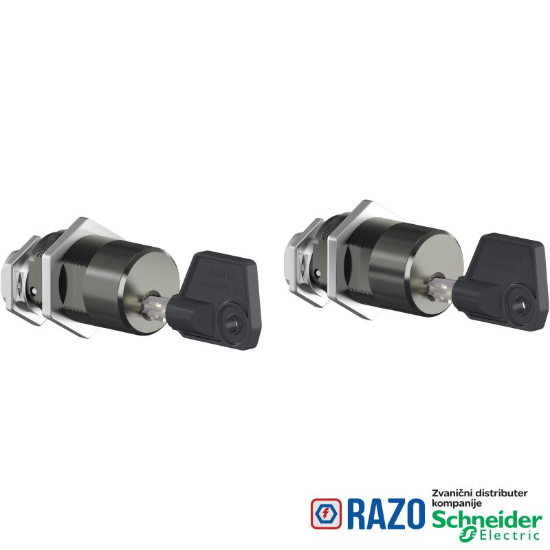 Zaključavanje šasije - 2 Profalux brave 1 ključ + set za adaptaciju-za MTZ2/MTZ3 