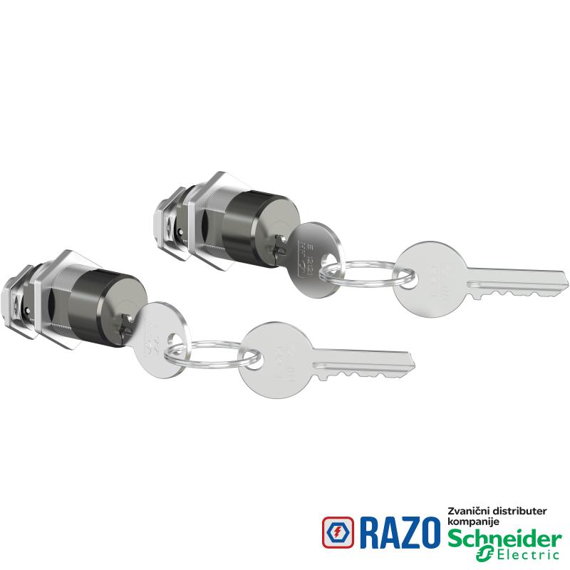 Zaključavanje šasije-2 Ronis brave 2 različita ključa+set za adapt.-za MTZ2/MTZ3 